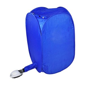 Séchoir électrique pliable Machine à sécher pour les appartements Blanchisserie Bleu