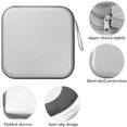 thumbnail image 5 of CD Holder CD Case Wallet DVD Binder DVD Organizer Storage Bag Album Hard Plastic 40 Capacity Portable, 5 of 5
