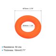 thumbnail image 2 of Unique Bargains 2.76' 50 Lbs Orange Hand Grip Strengthener Hand Grip Rings for Strength Training, 2 of 7