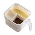 thumbnail image 1 of Distributeur de Condiments à 4 Compartiments, Pot à Condiments Multifonctionnel Épais pour Cuisine et Hôtels, 1 of 5