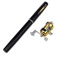 thumbnail image 4 of S SERENABLE 5-section Mini Folding ing Rod Reel Combo Set Pocket Collapsible ing Kit Black, 4 of 9