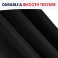 thumbnail image 2 of Canadian Linen Nylon Laundry Bags, 24"x36", 2 Pack, Drawstring Clothes Organizer Waterproof Fabric Durable Storage Bag Hamper, Blue + Black, 2 of 9