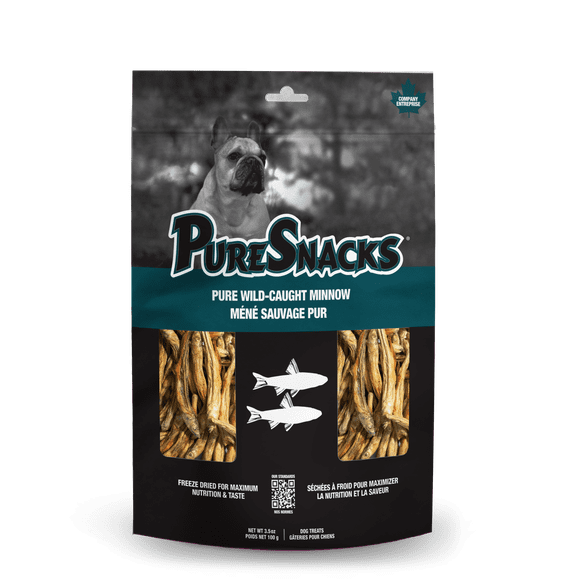 PureSnacks Freeze Dried Dog Minnow 100g