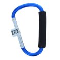 thumbnail image 5 of (6 Pack) Aluminum Multi-Color Carabiner Spring Clip Keychain Blue Jumbo, 5 of 5