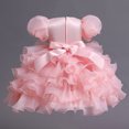 thumbnail image 4 of Robes de Princesse pour Fillettes Robe de Bal d'Anniversaire Manches Bouffantes Robe à Sequins en Tulle + Bandeau, 4 of 8