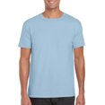 thumbnail image 1 of Gildan Mens Softstyle T-Shirt, L, Light Blue, 1 of 2