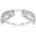 thumbnail image 1 of 1/2ct Diamond Guard Wrap Ring 14K White Gold, 1 of 4