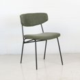 thumbnail image 1 of Ingrid Contract Grade Modern Faux Leather & Metal Side Chair (Set of 2), 1 of 4