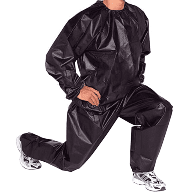 Fitness Sweat Sauna Suit Weight Loss Full Body Sweat Sauna Suit Exercise Gym Anti-Rip PVC for Men Women