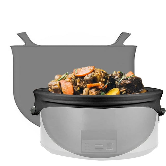 Generic Silicone Slow Cooker Divider Liners - Reusable Cooking Liner for 6QT Crock Pot