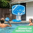 thumbnail image 3 of GoSports  Ballon de basket Splash Hoop PRO - (Bleu, plastique traité anti‑UV et métal), 3 of 6