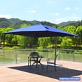 thumbnail image 4 of Costway Parasol Déporté de Patio 10 Pieds X 13 Pieds en Aluminium, Rotation 360°, Inclinaison, Bleu Marine, 4 of 10