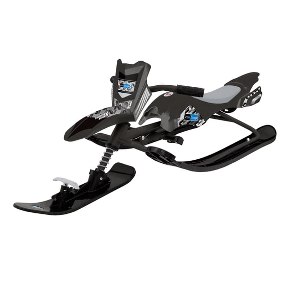 Snowboogie SB Noire TRX Vélo de neige avec ski avant directionnel