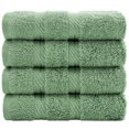 thumbnail image 1 of American Soft Linen Premium Genuine Turkish Cotton 4-Piece Washcloth Set - Sage Green, 1 of 3