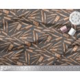 thumbnail image 2 of Soimoi Gray Velvet Fabric Text & Knife Kitchen Print Fabric by Yard 58 Inch Wide, 2 of 3