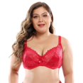 thumbnail image 2 of MesaSe Women‘s Plus Size Signature Lace Unlined Underwire Bra with Added Support, 2 of 7