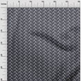 thumbnail image 3 of oneOone Viscose Jersey Navy Blue Fabric Geometric Craft Projects Decor Fabric Printed By The Yard 60 Inch Wide, 3 of 4
