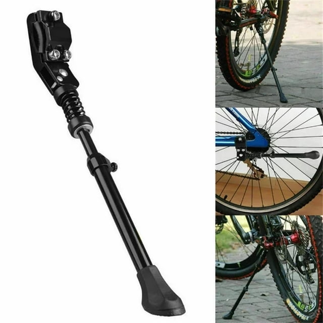 BKER Rear Adjustable Kick Bike MTB Kickstand Stand Side Aluminum Bike Accessories 1pc