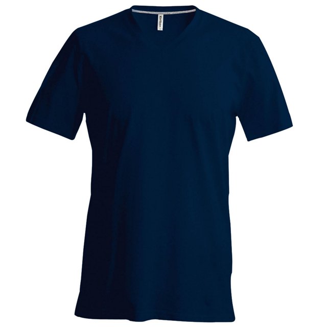 Kariban Mens Short Sleeve V Neck Slim Fit T-Shirt