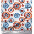 thumbnail image 1 of Soimoi Rayon Fabric Brush Stroke Abstract Print Fabric by Yard 56 Inch Wide, 1 of 3