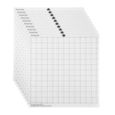 Yeacher Tapis de Découpe de Remplacement Transparent Adhésif Cricut avec Grille de Mesure 12 par 12 Pouces pour