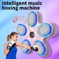 thumbnail image 3 of LSLJS Boxing Machine Smart Music Boxing Machine with LED Light Bluetooth Sensor Wall Mounted Boxing Machine Training Equipment 9 Speeds Punching Music Boxing Home Accessories, 3 of 9