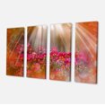 thumbnail image 2 of Sunlight over Garden with Flowers - Large Floral Canvas Artwork, 2 of 3