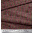 thumbnail image 3 of Soimoi Rayon Fabric Plaid Check Print Sewing Fabric Yard 56 Inch Wide, 3 of 3