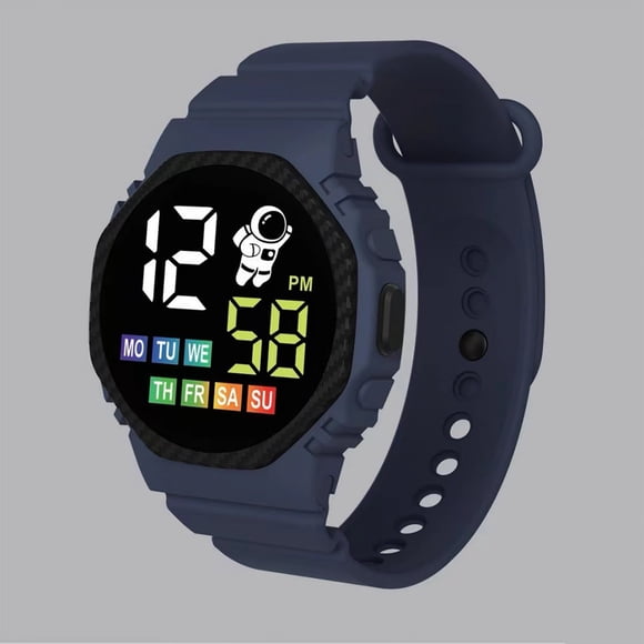 LINMOUA Kids Watches Girls Boys Children's Sports Watch Display Week Suitable For Outdoor Electronic Watch For Students