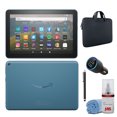 thumbnail image 1 of Amazon Fire HD 8 10th Generation Tablet (8-inch, 32GB) - Twilight Blue Bundle + USB Car Adapter + Screen Cleaner + Stylus Pen + Carrying Sleeve, 1 of 6
