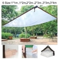thumbnail image 4 of 1Pc Waterproof Clear Tarps With Grommets Patio Tarps For Covering Greenhouse 2X2 Meters, 4 of 9