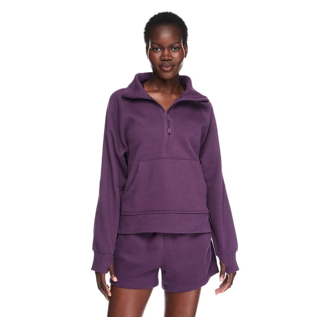Athletic Works Women's Half Zip Pullover