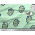 thumbnail image 2 of Soimoi Silk Fabric Paisley Block Decor Fabric Printed Yard 42 Inch Wide, 2 of 3