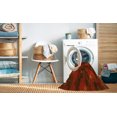 thumbnail image 2 of Ahgly Company Tapis d'Intérieur Lavable en Machine Carré Acajou Brun, 8 Pieds Carré, 2 of 7