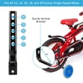 thumbnail image 3 of Kids Training Wheels for 20 Inch Bike Flash Bike Training Wheels Bicycle Training Wheels with Stabilizers Mounted Kit, 3 of 7