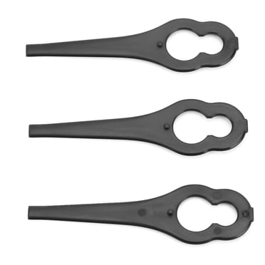 Lame de Tondeuse, Lame de Taille-Bordures en Plastique Accessoires de Tondeuse Lame de Coupe Pièces de Désherbage Lot de 50, Minuteries de Piscine