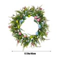 thumbnail image 3 of Boovnll Easter Wreath, 18" Easter Eggs Wreath, Spring Wreath, Green Easter Wreaths for Front Door, Spring, Wall, Window, Easter Decor, Easter Decorations, 3 of 8