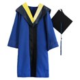 thumbnail image 1 of 1 Ensemble de Graduation Uniforme Super Doux Usure Polyester Résistant Chapeau de Bachelor Graduation Manteau Photo Accessoires Ensemble pour le Collège, 1 of 9