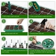 thumbnail image 4 of Seed Starter Tray,Durable Seedling Tray Plastic Transparent Cover For Gardening Horticulture, 4 of 8