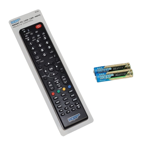 HQRP TV Remote Control for Panasonic TH-37PR11UK TH-37PR9U TH-37PWD7UY TH-37PWD8UK TH-37PX25U-P TH-37PX50U LCD LED HD Smart TV 1080p 3D Ultra 4K Plasma