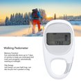 thumbnail image 4 of Step Counter, Simple Operation Smart Clip Design Multifunctional Walking Pedometer Burned Calories Recording  for Travel Mountaineering Sports White,Black, 4 of 7