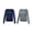 Noir / Gris, variante sur Blank Activewear Lot de 5 T-Shirts à Manches Longues pour Femmes, Tissu de Performance à Séchage Rapide