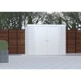 thumbnail image 2 of Arrow Select 8 x 4 x 6 ft Flute Grey Steel Storage Shed, 2 of 6