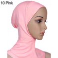 thumbnail image 1 of Soft Solid Color Women Full Cover Scarf Cap Underscarf Neck Head Bonnet Hat, 1 of 10