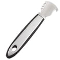 thumbnail image 2 of Oleegame 2 Pcs Outils de Cuisine Créatifs Rabot à Citron en Acier Inoxydable Éplucheur Grattoir Râpe Éplucheur Manuel de Fruits Râpe Argent, 2 of 6