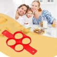 thumbnail image 1 of 4 Hole Omelette Maker Multi-functional 7-link Round Star Heart Shaped Pancake Maker Breakfast Baking Molds, 1 of 6