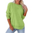 thumbnail image 1 of Birdeem Veste Confortable Sans Manches à Manches Longues pour Femme, Couleur Unie, Mode pour les Trajets, 1 of 1