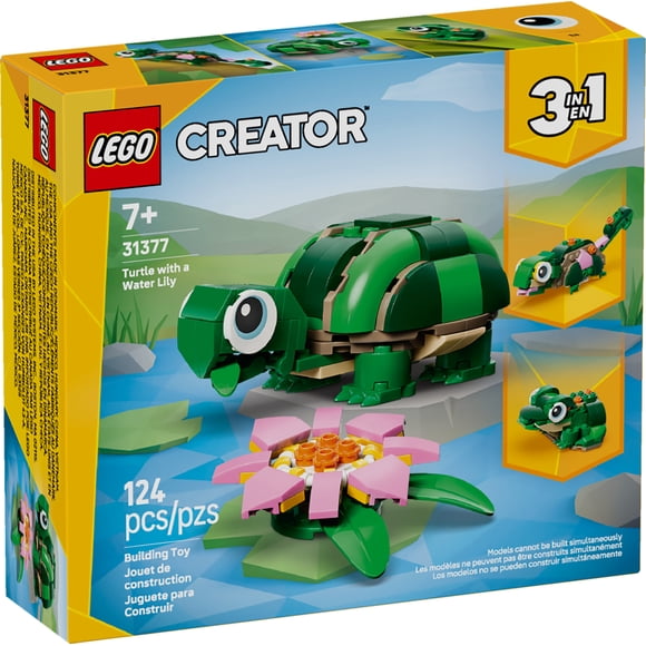 LEGO Creator 3 en 1 La Tortue avec un Nénuphar 31377