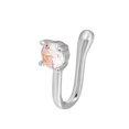 thumbnail image 2 of Clip On Nose Rings For Women Non-Pierced Nose Hoop Ring Adjust Nose Cuff, 2 of 9