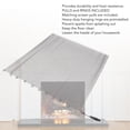 thumbnail image 3 of Fireplace Mesh Screen Curtain Fireplace Mesh Screen Curtain Stainless Steel Spark Guard with Scroll Design Replacement Screens Accessory for Stove Fireplace, 3 of 7